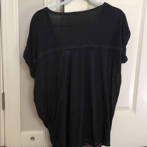 Black Free People short sleeve tee size small - Picture 4 of 4